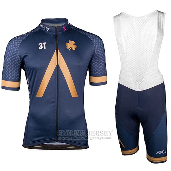 2018 Cycling Jersey Aqua Blue Sport Short Sleeve and Bib Short
